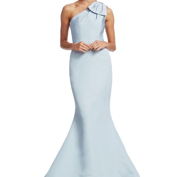 Alexia Maria Dresses & Skirts - Alexia Maria Never Worn Silk Mermaid Dress w Bow